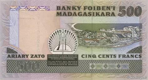 Francs Ariary Type Madagascar Madagascar The