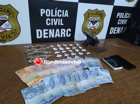 Ap S Den Ncia Denarc Prende Traficante Arma E Drogas Em Boca De