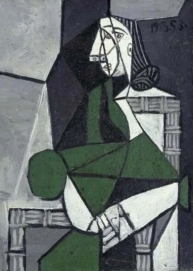 Pablo Picasso — Seated Woman 1953