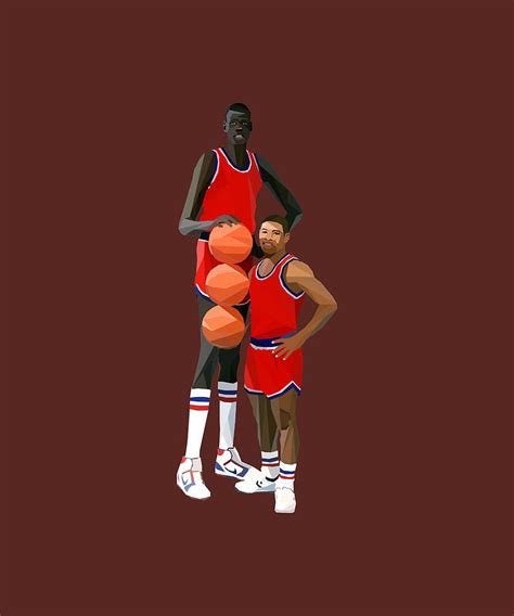 Manute Bol Muggsy Bogues Poster | ubicaciondepersonas.cdmx.gob.mx