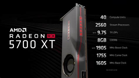 AMD presenta le nuove Radeon RX 5700 e 5700X per sfidare RTX 2060 e 2070