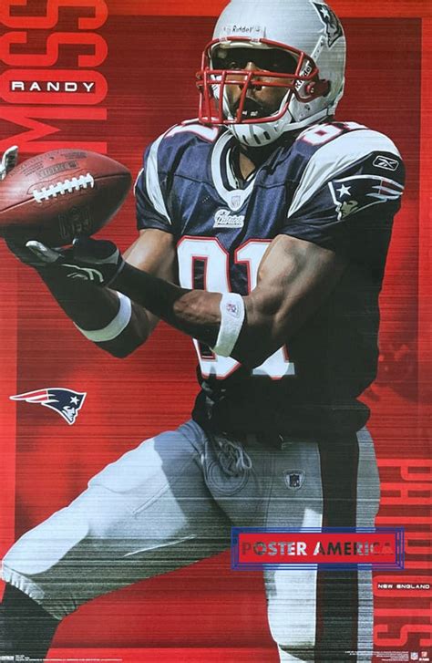 Randy Moss New England Patriots 2007 NFL Poster 22.5 x 34 – PosterAmerica