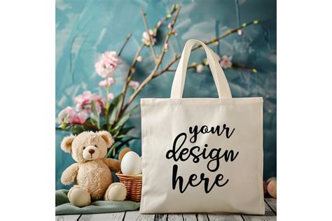 Easter Tote Bag Mockup Graphic By Mockup And Design Store · Creative Fabrica