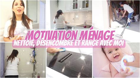 NETTOIE DÉSENCOMBRE RANGE AVEC MOI MOTIVATION MÉNAGE EN