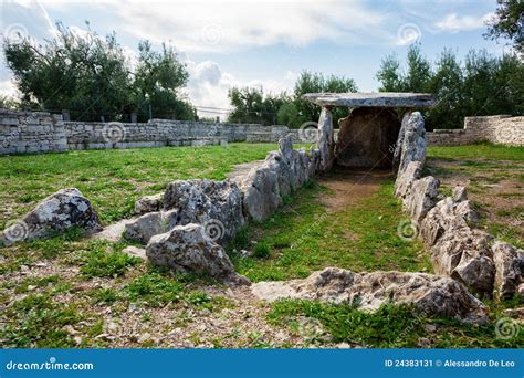 Dolmen Of Bisceglie Stock Image Image Of Italy Chianca 24383131