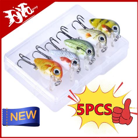 Nowy Sztuk G Cm Mini Wobblers Crankbait Fishing Lure Z Pude Kiem