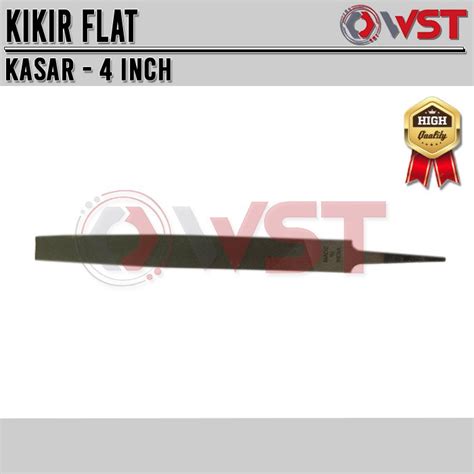 Jual Kikir Besi Flat 4Inch Kasar Kikir Plat 4 4 Inch Shopee