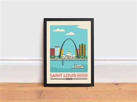 Saint Louis Print Saint Louis Poster Saint Louis Wall Art - Etsy