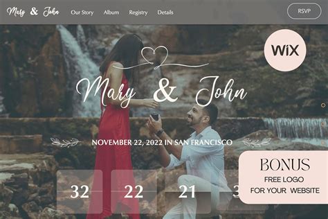 Wedding RSVP, WEBSITE Template, Wedding Website Invitation, Wix RSVP ...