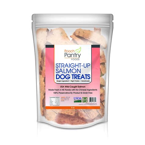 Straight-Up Salmon - Human Grade, Whole Food Dog and Pet Treats - Pooch Pantry Foods | Fresh ...