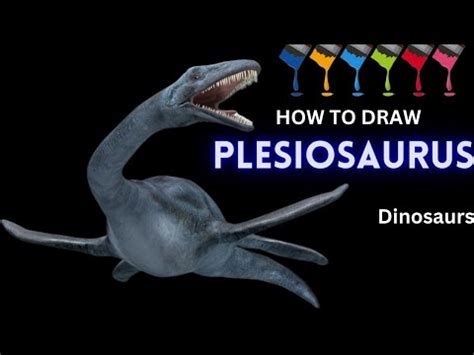 How To Draw PLESIOSAURUS Elasmosaurus Dinosaur From Jurassic World