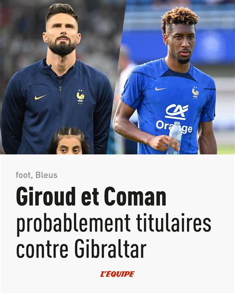 L ÉQUIPE on Twitter Olivier Giroud devrait être associé à Kylian