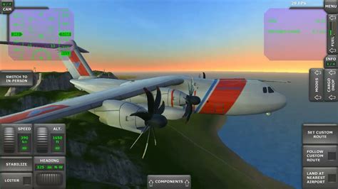 Turboprop Flight Simulator Airplane Hc 400 View Coockpit Android