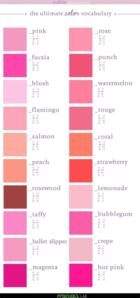 √ Salmon Color Chart