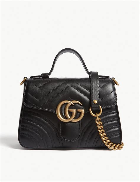 Gucci Marmont Mini Leather Bucket Bag Paul Smith