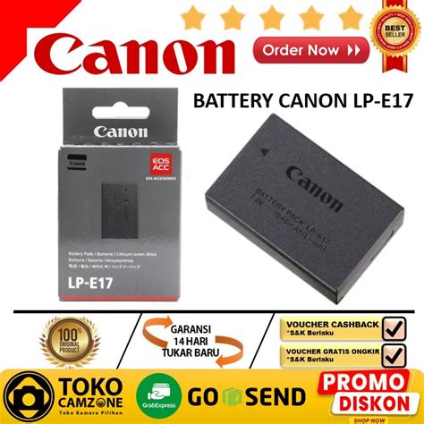 Jual Canon Lp E17 Battery Original For 750d760dm3m5 Original