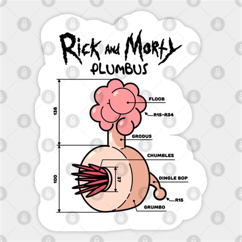 plumbus rick and morty - Plumbus - Sticker | TeePublic