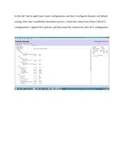 Netw 209 Packet Tracer 6 4 1 Week 6 In This Lab I Had To Apply Basic