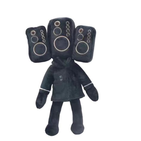 Black SpeakerMan Plush | Skibidi Toilet Plush