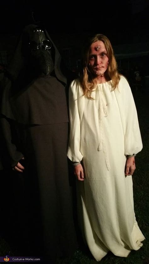 Plague Doctor And Victim Couple Costume Plague Doctor Halloween