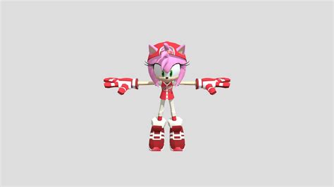 Mobile - Sonic Dash - Amy Rose All Star - Download Free 3D model by ...