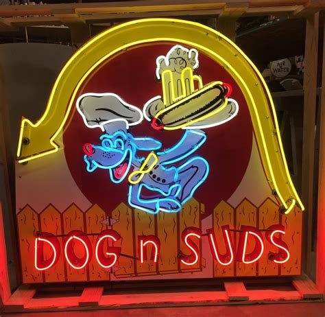 51" Dog N Suds Neon Sign | Garage Art™