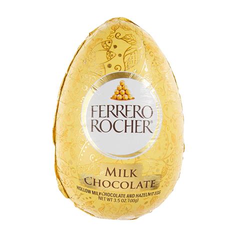 Ferrero Rocher Milk Chocolate And Hazelnut Hollow Egg 3 5 Oz