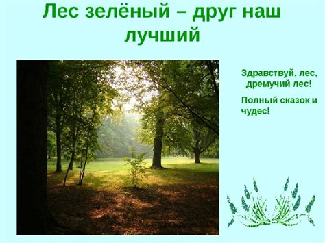 Презентация: День леса. Автор Самодурова Александра Андреевна