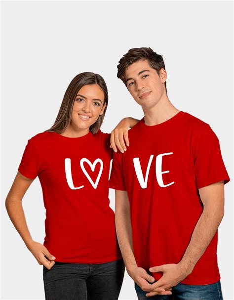 Buy Love T Shirt For Couples Couple T Shirts For Pre Wedding Shoot Online India