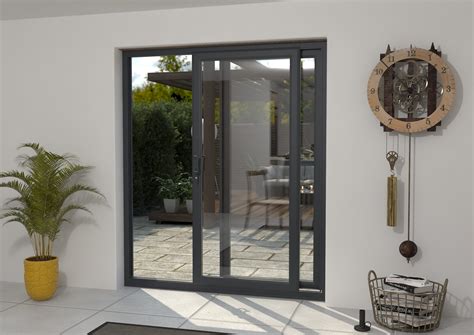 Part Q Mm Upvc Anthracite Grey Sliding Doors Rh Sliding Lh Fixed