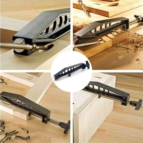 Woodworking Pocket Hole Joints Fixed Clamp Slant Hole Clip Drilling