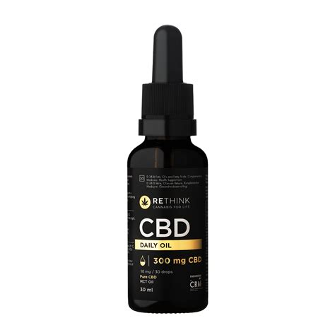 Buy Rethink Cbd Daily Oil 300mg 30ml