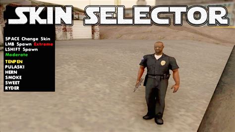 GTA San Andreas Mods Skin Selector V 2 1 The Red Army Fighter SA