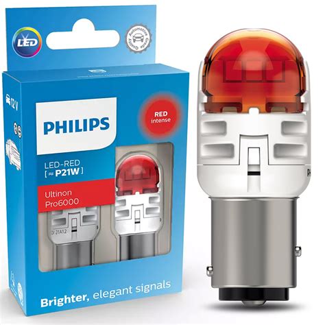 Philips P21W Czerwona Ultinon Pro6000 Si - Philips | Motoryzacja EMPIK
