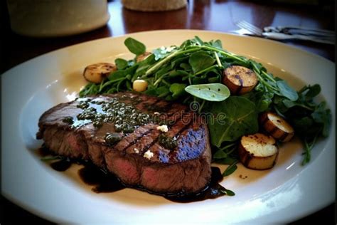 Bistec De Costilla De Ternera Sabroso Y Delicioso Carne Jugosa De