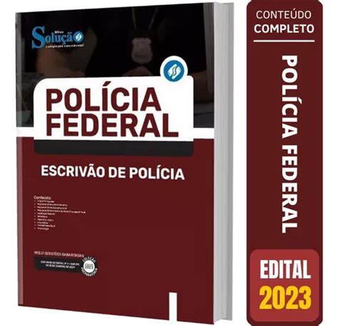 Apostila Pol Cia Federal Pf Escriv O De Pol Cia Mercadolivre