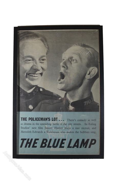 Antiques Atlas - 1950s The Blue Lamp Movie Poster With Dirk Bogarde