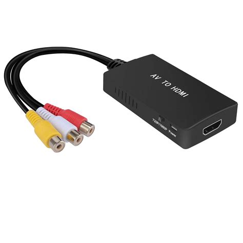 Buy Rca To Hdmi Converter Taihuai 1080p Rca Composite Cvbs Av To Hdmi