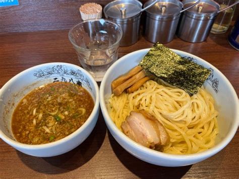 『魚介豚骨つけ麺830円 中盛』二九八家 いわせのレビュー ラーメンデータベース