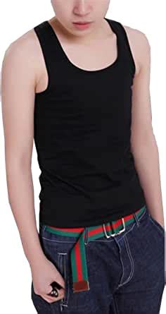 Super Flat Les Lesbian Tomboy Compression 2 Rows Clasp Chest Binders Tank Tops Large Black At