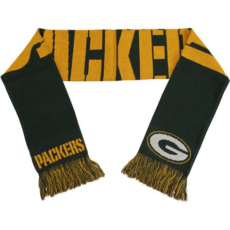 Green Bay Packers Wordmark Knit Scarf