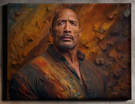 Dwayne THE ROCK Johnson Wall Art Pop Art Wall Decor Etsy