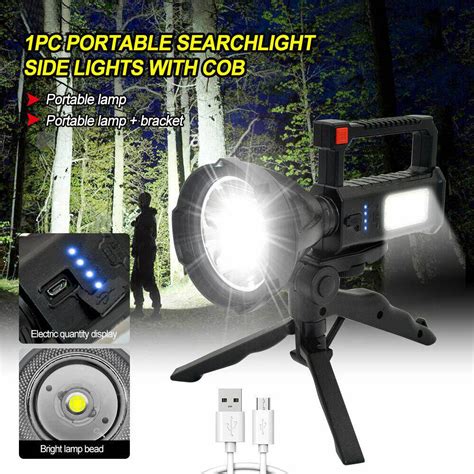 LED фенер със статив L-832 акумулаторен -USB- мощност - 10W | Къмпинг ...