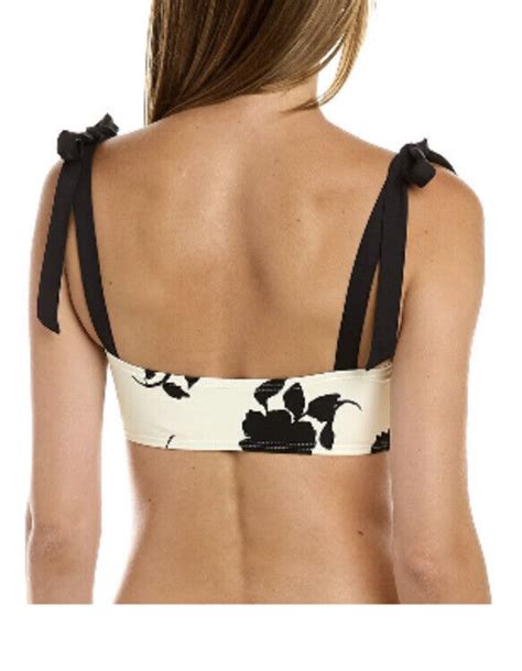 Nwts Kate Spade Women S Floral Tie Shoulder Bikini Set Size Small Ebay