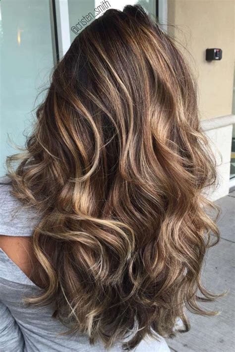 Espresso Balayage With Caramel Tones Hair Styles Brown Hair With