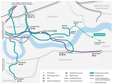 DLR Extension Map