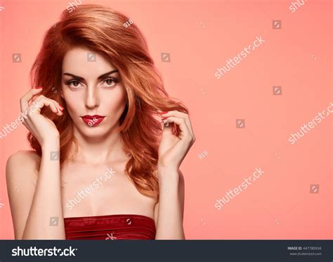 Beauty Fashion Portrait Nude Redhead Woman Stock Photo 447780934 Shutterstock
