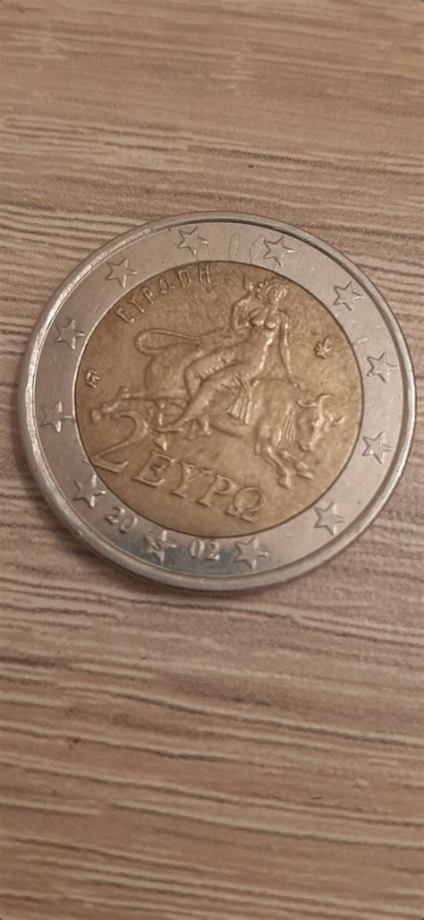 2 Euro Greckie Z Wada Fabryczna S Babimost Kup Teraz Na Allegro