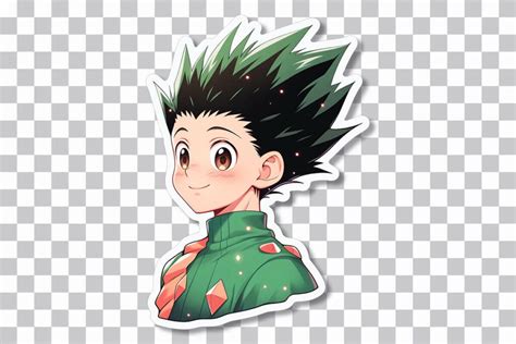 Hunter X Hunter Smiling Gon Freecss Sticker Free Digital Png