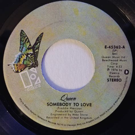 Queen – Somebody To Love (1976, SP, Vinyl) - Discogs